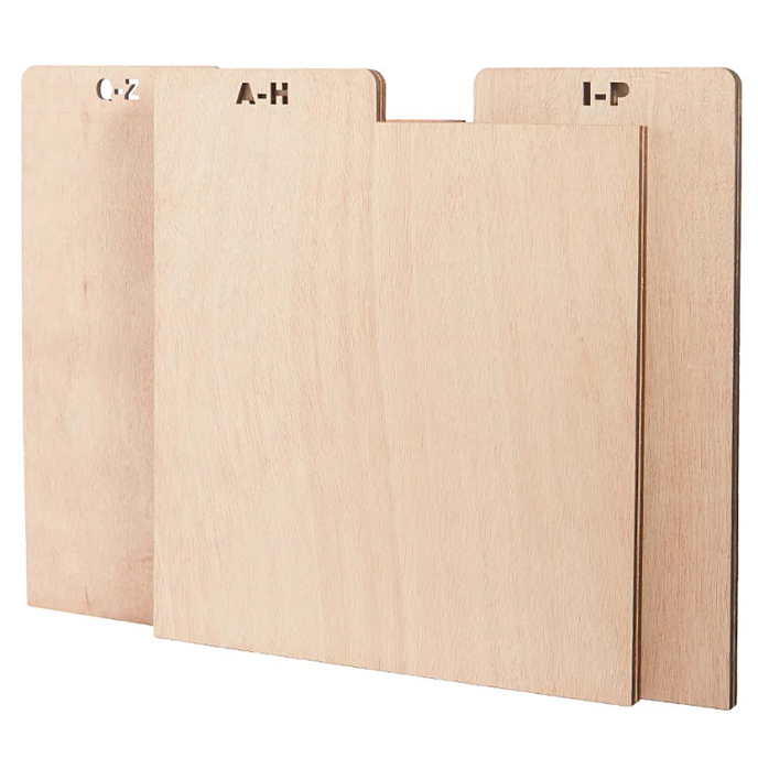 Vinyl Accessory MJI Audio Vinyl Records Divider R34 Wood - img.1