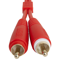 Cable UDG Ultimate Audio Cable Set 2RCA - 2RCA Straight 1.5m Red