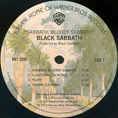 Vinyl Record Black Sabbath - Sabbath Bloody Sabbath LP