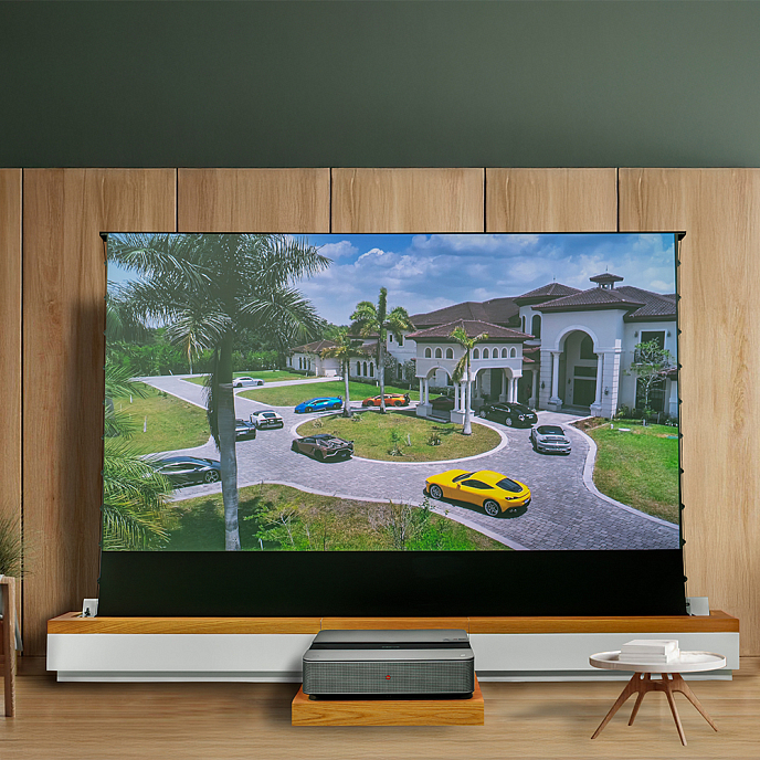 TV Leica Cine 1 + Screen 120 Majlis MP Silver - img.1