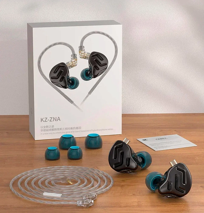 KZ ZNA with Mic Black - img.4