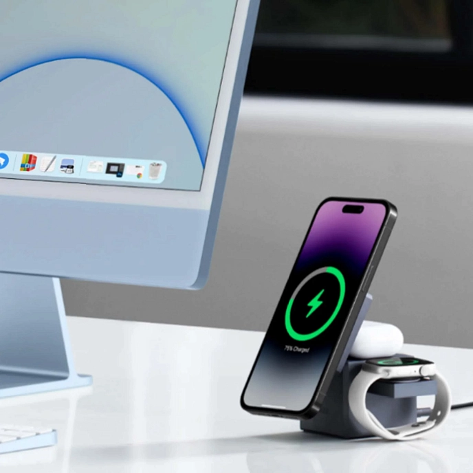 Battery charger Anker 3-in-1 Cube with MagSafe - img.1