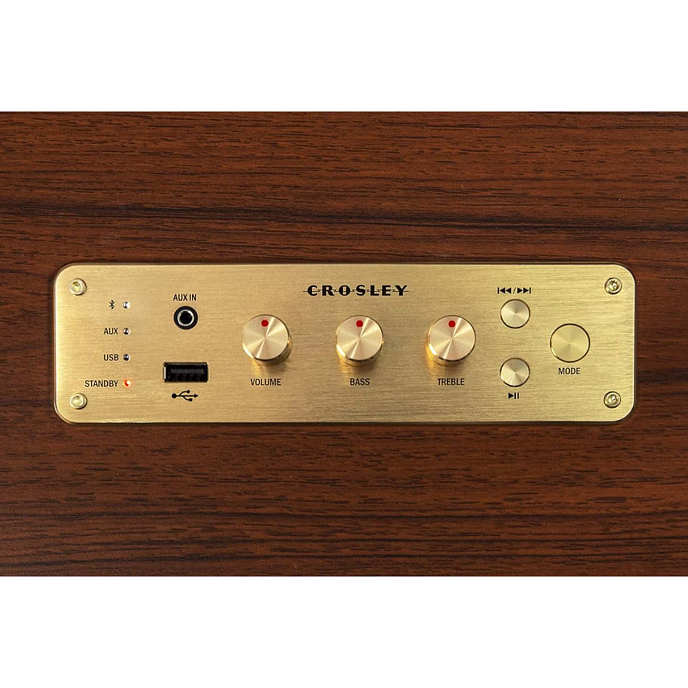 Speaker System Crosley Octave Bluetooth Speaker Walnut - img.4