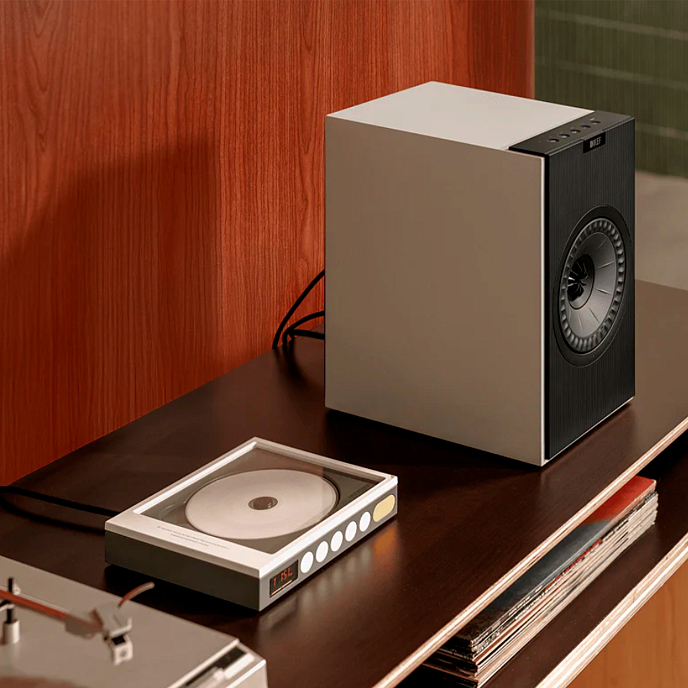 Bookshelf speakers KEF Coda W Nickel Grey - img.6