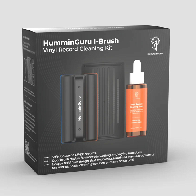 Vinyl record cleaning set HumminGuru I-Brush Vinyl Record Cleaning Kit - img.4