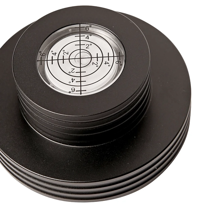 Clamp MJI Audio Aluminium Stabilizer W Bubble Level Black - img.1