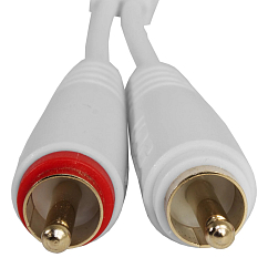 Cable UDG Ultimate Audio Cable Set 2RCA - 2RCA Straight 1.5m White