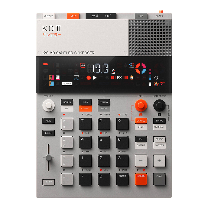 Effects Processor Teenage Engineering EP-133 K.O. II 128MB Light Grey - img.0