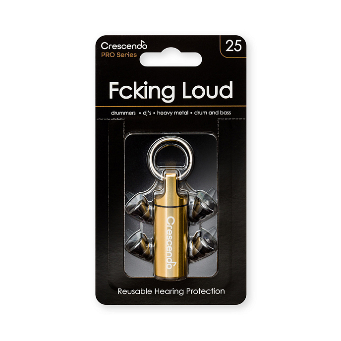 Earplugs Dynamic Ear Company Crescendo Pro Fcking Loud 25 - img.0