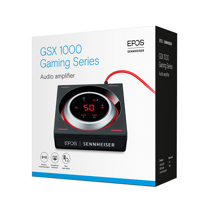 Headphone Amplifier EPOS GSX 1000 Black - img.3