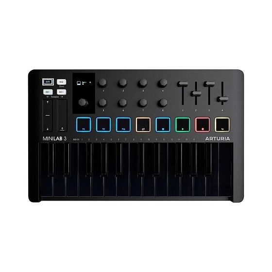 MIDI Keyboard Arturia MiniLAB 3 Deep Black - img.0