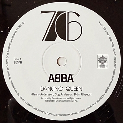 Vinyl Record ABBA - Dancing Queen (Black w/ Sparkles, 50th Anniversary) LP