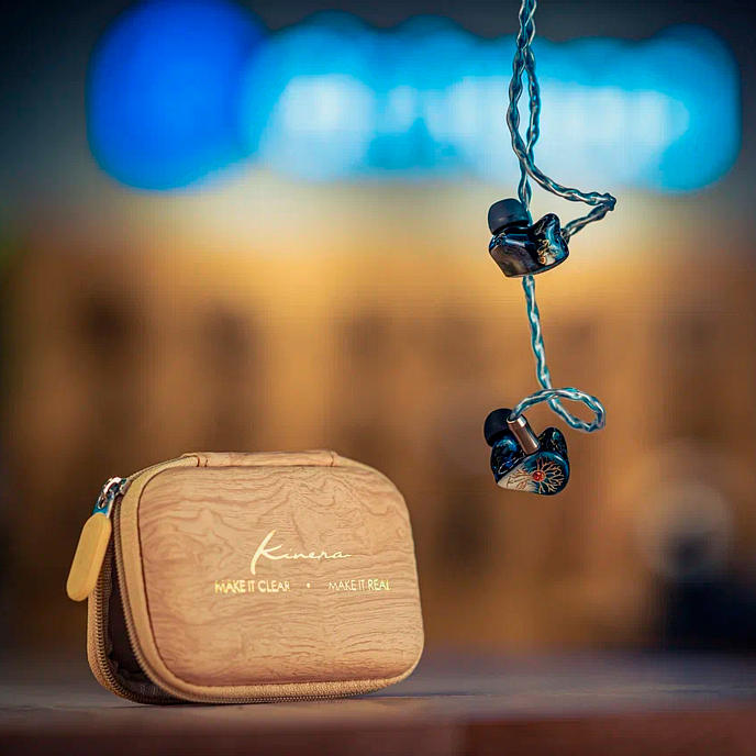 IEMs headphones Kinera Idun 2 Golden White Blue - img.2