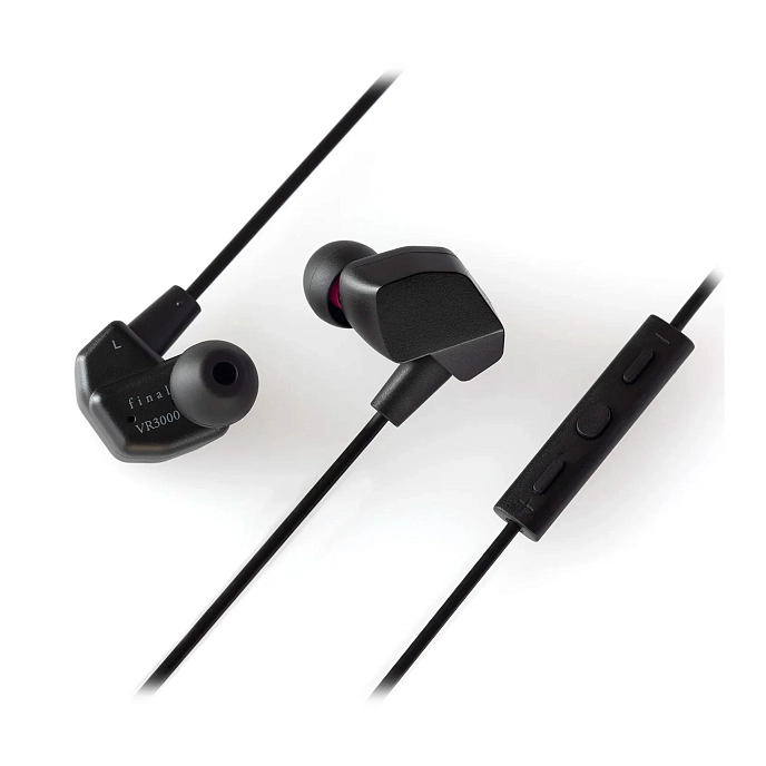 In-ear headphones Final Audio VR3000 with Controller & Mic Black - img.0