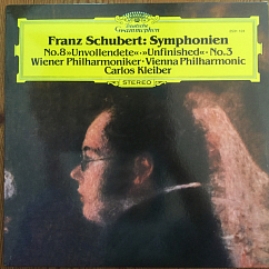 Vinyl Record Franz Schubert, Wiener Philharmoniker, Carlos Kleiber – Symphonien No.8 - Unvollendete - No.3 - LP