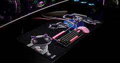 Mouse pad Maze ASTRO PAW-B Black 2XL