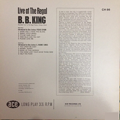 Vinyl Record B.B. King - Live At The Regal LP