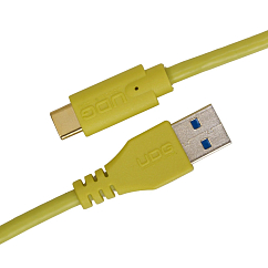 Cable UDG Ultimate Audio Cable USB-C - USB-A Straight 1.5m Yellow