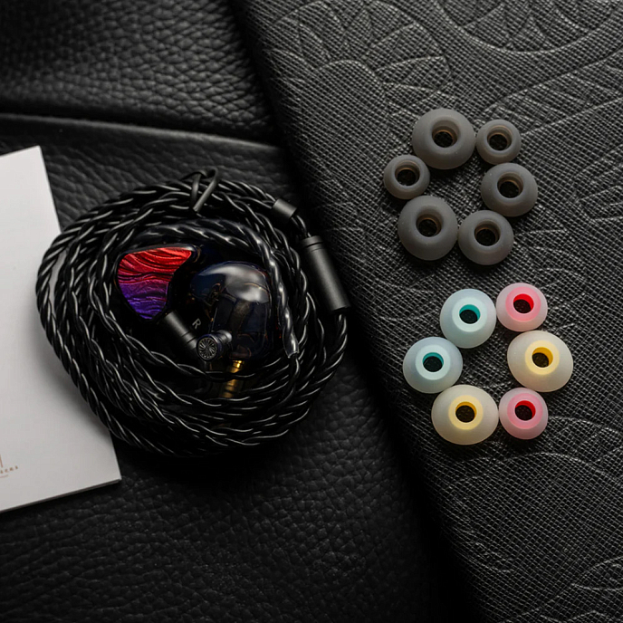 In-ear headphones Celest IgniteX Beast Golden Red Detachable Mic USB-C - img.5