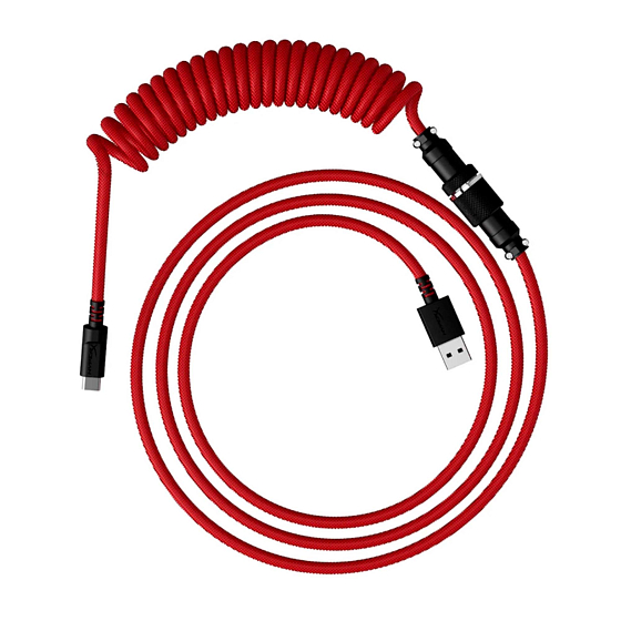 Cable HyperX Coiled Cable Red Black 1.37m - img.0