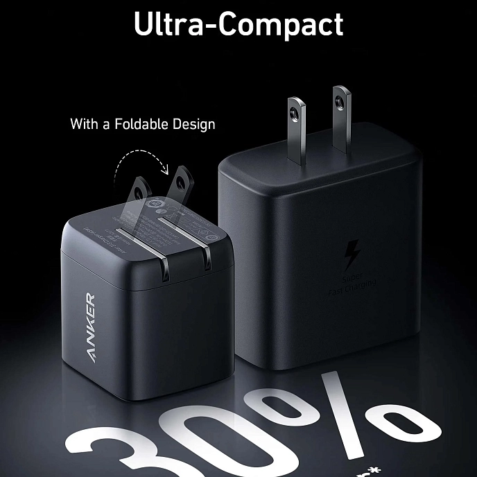 Battery charger Anker 313 45W (A2643) UK Plug Black - img.4