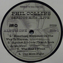 Vinyl Record Phil Collins - Serious Hits...Live!