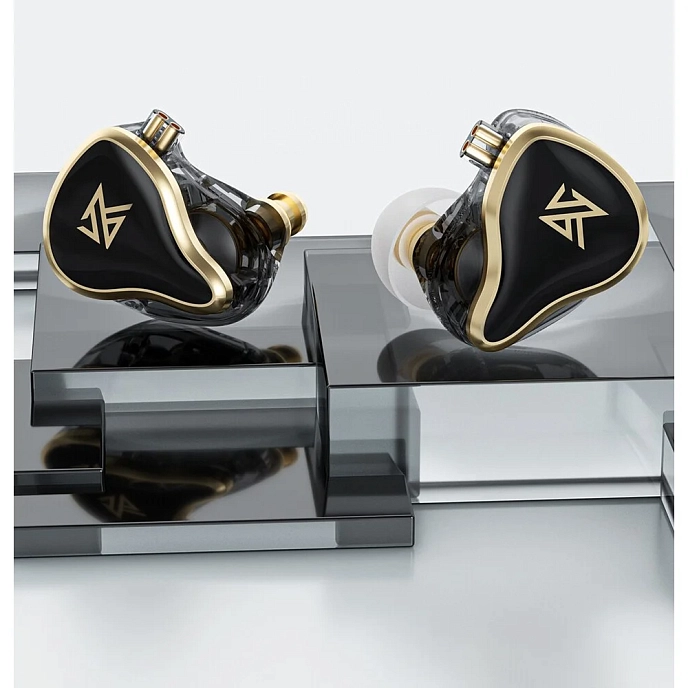In-ear headphones KZ ZAS with Mic Black - img.1