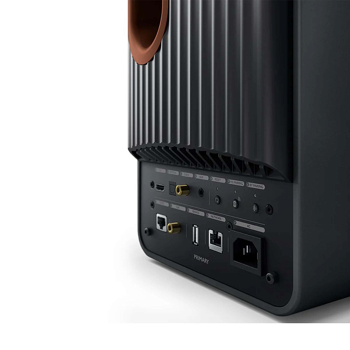 Bookshelf speakers KEF LS50 Wireless II Carbon Black + KEF Kube 8B + KEF S2 Floor Stand - img.3