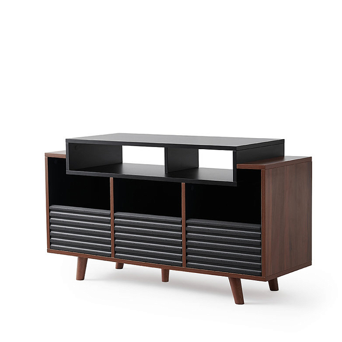 Hi-Fi Stand NorStone Oslo Vinyl 1200 Black/Walnut - img.1