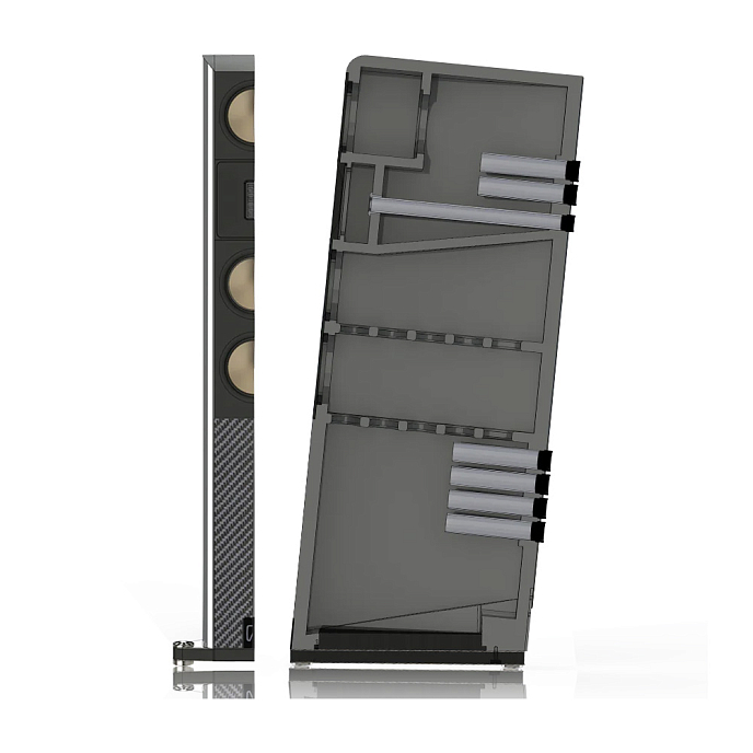 Floorstanding Speakers Borresen X6 Black Piano Lacquer - img.5