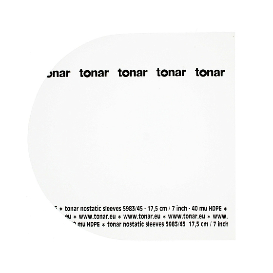 Vinyl Record outer sleeves Tonar 7 45 RPM OUTER SLEEVES - img.0