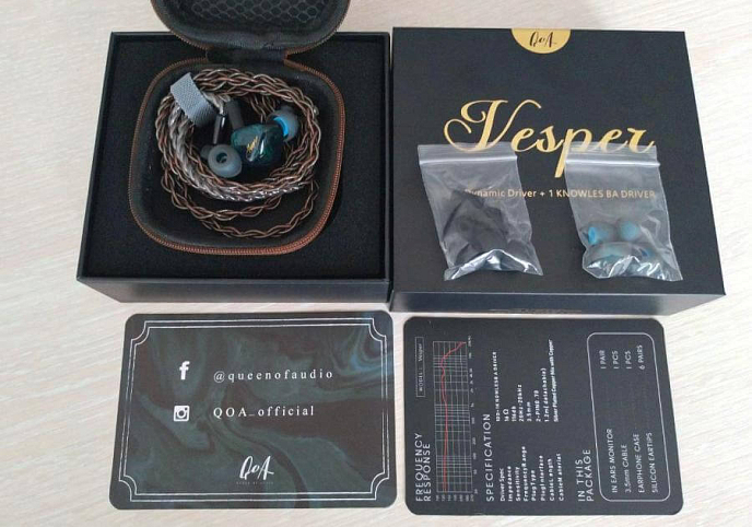 In-ear headphones Queen Of Audio Vesper Green - img.6