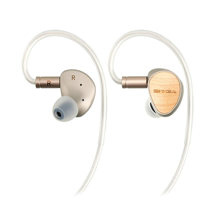 In-ear headphones Sivga Que Maple White - img.1