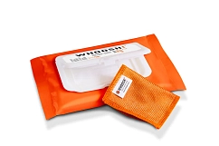 Cleaning tool Whoosh Screen Shine Wipes 20 Pack with One 3x4 Cloth Orange