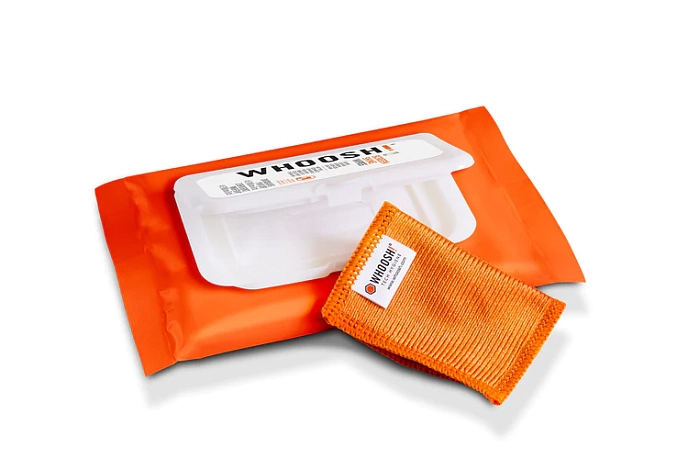 Cleaning tool Whoosh Screen Shine Wipes 20 Pack with One 3x4 Cloth Orange - img.1