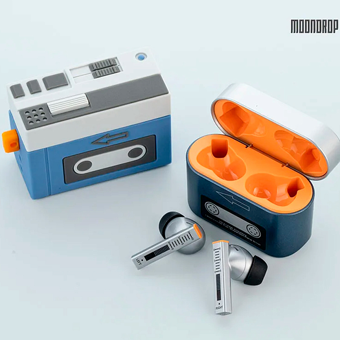 Headphone case MoonDrop Golden Ages Case Blue/Grey - img.2