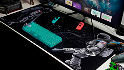 Mouse pad Maze ASTRO WAR-B Black 2XL