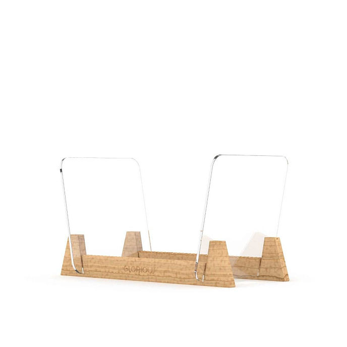 Vinyl record stand Glorious Record Stand 75 Light Wood - img.2