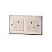 Wall Socket Furutech FP-1363-D(G) NCF-(R) BS1363 Duplex UK Socket - img.0