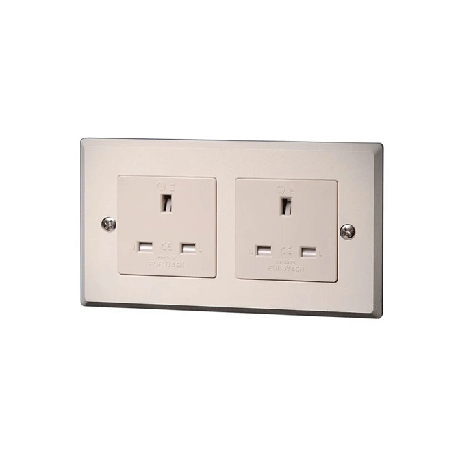 Wall Socket Furutech FP-1363-D(G) NCF-(R) BS1363 Duplex UK Socket - img.0