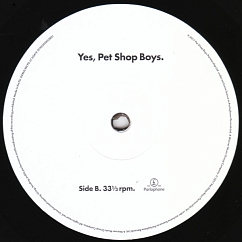 Vinyl Record Pet Shop Boys - Yes
