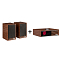 Ruark R610 Fused Walnut and Ruark Sabre-R Speakers Fused Walnut