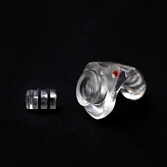 Earplugs FATfreq Budplugs Lite Custom (Hearing Protection) Silver
