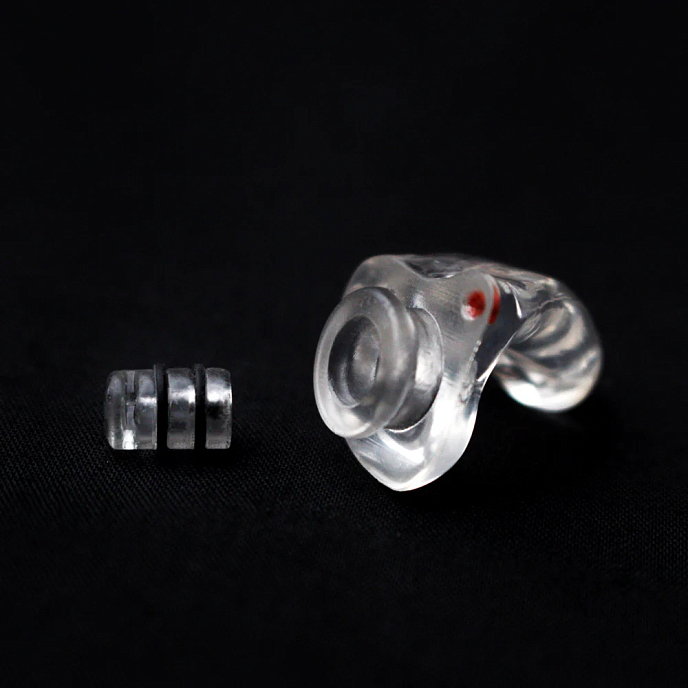 Earplugs FATfreq Budplugs Lite Custom (Hearing Protection) Silver - img.2