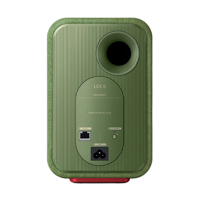 Bookshelf speakers KEF LSX II Olive Green + KEF S1 Floor Stand Black - img.5