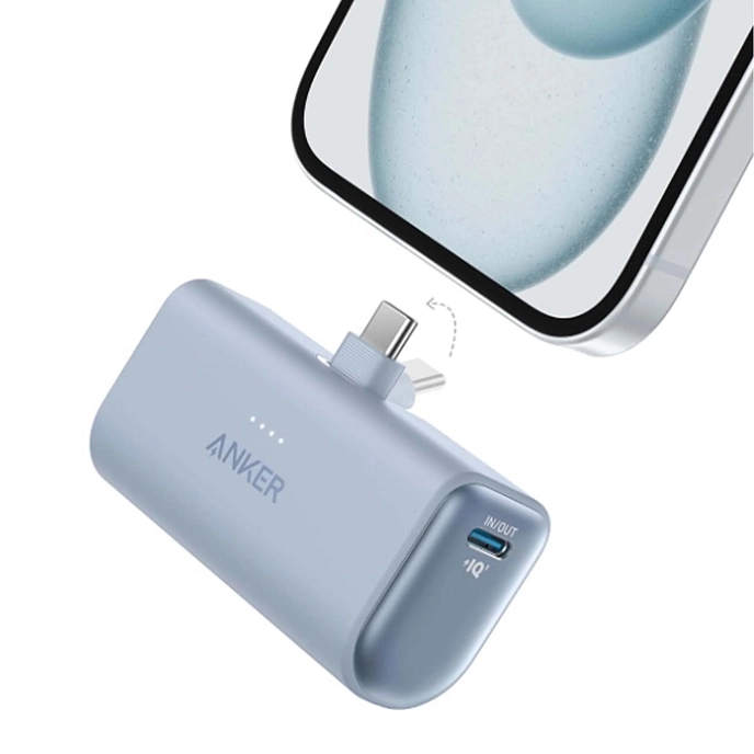 Portable battery Anker Nano Power Bank (5000mAh 22.5W Built-In USB-C) Blue - img.2