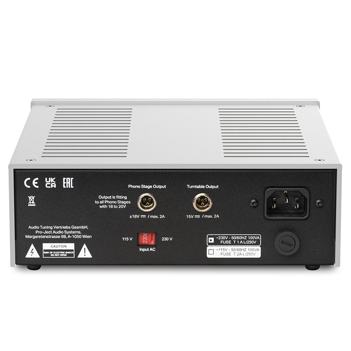 Power supply unit Pro-Ject POWER BOX RS2 PHONO (115/230V UK PLUG) black - img.1