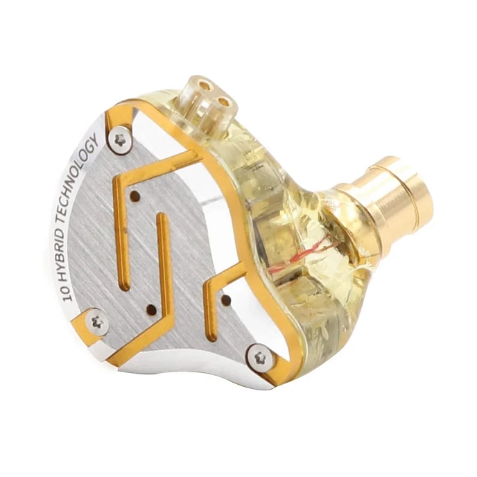In-ear headphones KZ ZS10 Pro with Mic Glare Gold - img.2