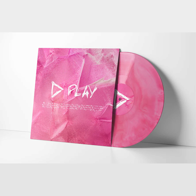 Vinyl Record Ed Sheeran – Play (Pink & White Marble) LP - img.1