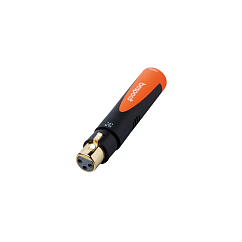 Adapter Bespeco SLAD120 XLR3F - 6,3mm mono jack F